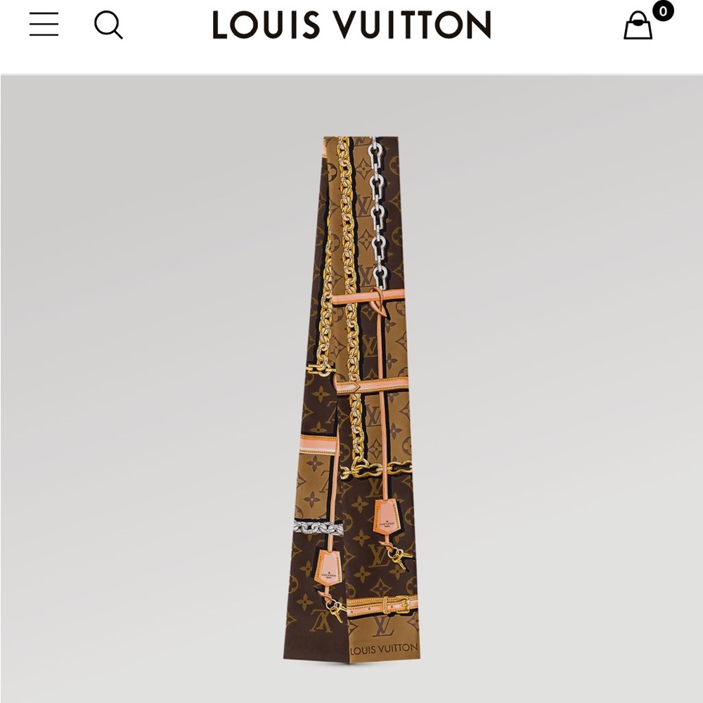 Louis Vuitton silk bandeau